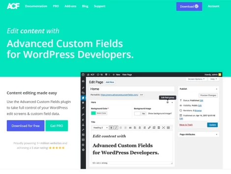 ACF – Advanced Custom Fields