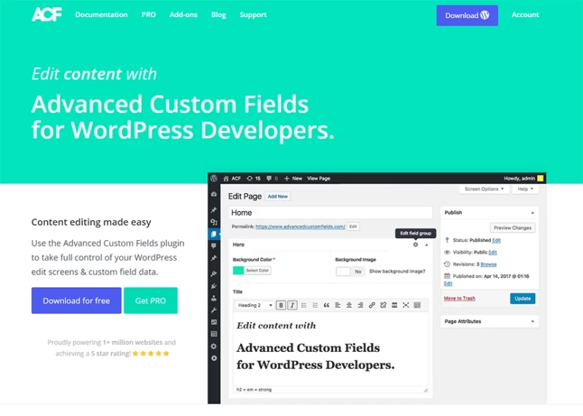 ACF – Advanced Custom Fields