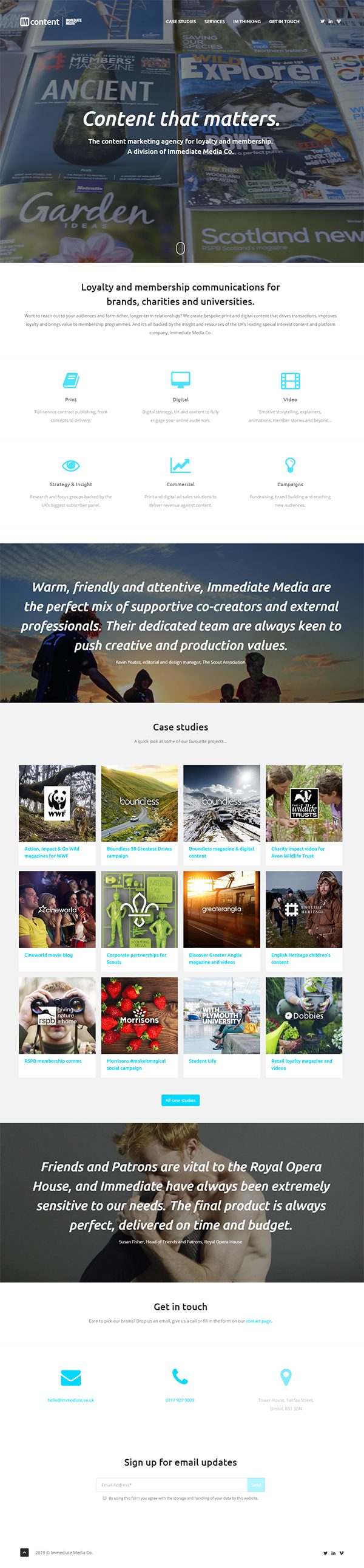 IM content – Immediate Media