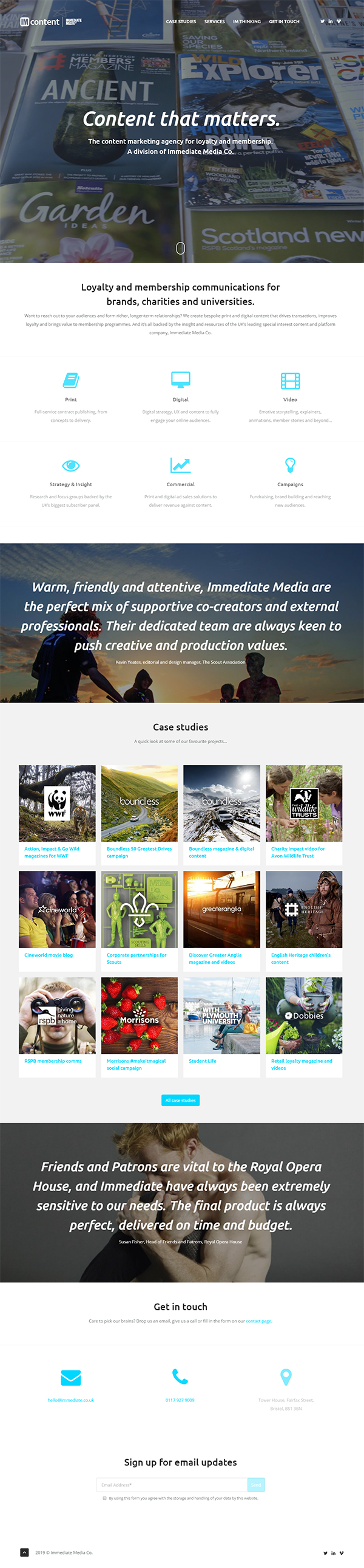 IM content – Immediate Media